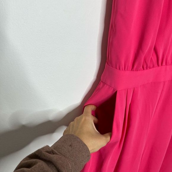 BODEN Clarissa wide leg Jumpsuit Tutti Fruity Pink womens size 6 NWT - Picture 6 of 8